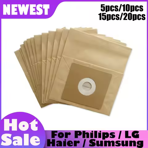 Paper Dust Bags For Philips For LG For Haier For Samsung Vacuum Cleaner Dust Bags Kits Replacement 1