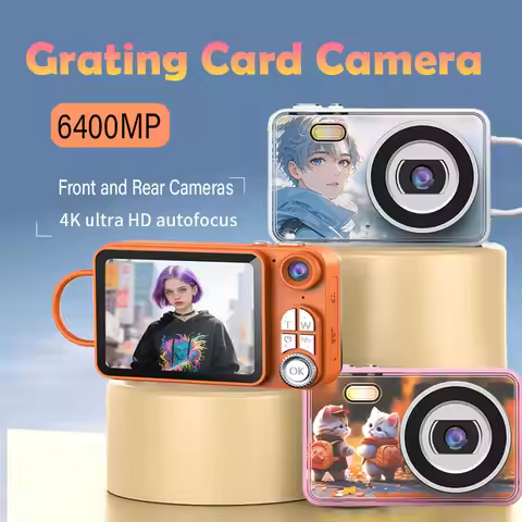 4K Digital Camera Dual Camera Flash 64MP Hd Photography Camera Video Camcorder 2.8 Inch Screen Camco