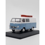 Ixo Heymer Caravano Caravano Camper 3 Sur 3 Series Borgward Borgward B 611 1961 1/43 Blue/White Base