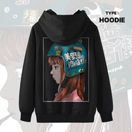 Anime Streetwear Crewneck Hoodie 01 Cotton Fleece Unisex