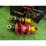 TSR SUSPENSION MONOSHOCK M3.1R Y15ZR 190MM (O/HEAD) BLACK GOLD/ RED GOLD