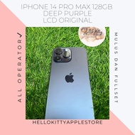 Iphone 14 pro max 128gb deep purple second ex inter fullset