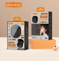 其他品牌 - 【TW-55】【黑色】abodos Super Bass 無線耳機/藍牙耳機（6972436528295）360°環繞重低音｜兼容iOS/Android/Windows系統