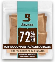 Boveda for Cigars/Tobacco | 72% RH 2-Way Humidity Control | Size 60 for Use with Every 25 Cigars a H