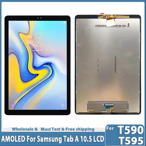 10.5" For Samsung Tab A 10.5 SM-T595 SM-T590 LCD Display Panel Screen Monitor Touch Screen Assembly 