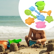[koolsoo3] 8x Beach Toys Sandbox Toys Set Educational Easy to Carry Outdoor Activities Play Sand Too