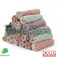 Large size 25x25 oil-resistant dish cloth microfiber cloth kitchen cloth cloth cloth