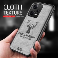 For Xiaomi Redmi Note 12 Pro Plus Note12 Pro Speed Note12Pro Note12 Silicone Soft antler fabric phone Textrue Case Cover For Xiaomi Redmi Note12 4G 5G Shockproof Anti Scratch case