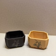 (ReadyStock)Bonsai mini pot, flower pot, plastic pot, simple durable thick Diy bonsai pot