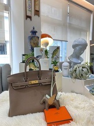 Hermes Birkin 25 大象灰金