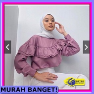 Latest Korean Contemporary Beautiful Women's Blouse [Andena Top Bc] Blouse AJ222 Afi - Ec - Narina B