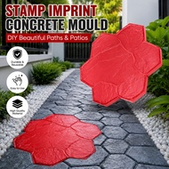 Stamp Imprint Concrete Mould | Concrete Pattern Mold for Driveway Patio Garden Walkway DIY Paving