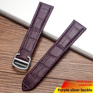 Woalmorn | Leather Strap for Cartier Watch Men Women