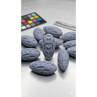 Mold 3D soft frog, Mold umpan casting haruan size 3.5cm, Hook size 1/0 , weight 7g
