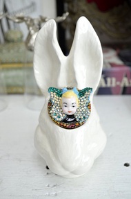 愛麗絲蝴蝶仙子Swarovski水晶裝飾戒指