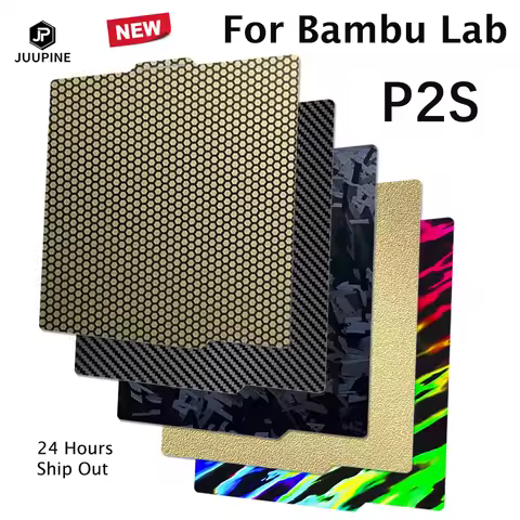 Bambulab P2S Build Plate Smooth Carbon Honeycomb Pei Textured P2S Upgrade Printplate Bambulab P2S Pa