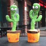 Children's Day Gift Cactus Toy Talking Dancing Cactus Twist Singing Swing Plush Toy
