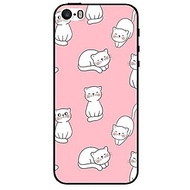Ốp lưng dành cho Iphone 5 / 5s / 5Se - Iphone 6 / 6s - Iphone 6 Plus / 6s Plus mẫu Mèo Trắng Nền Hồn