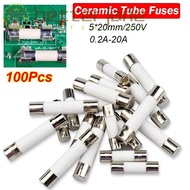 BETTER-JANE Ceramic Fuse, 250V 5*20mm Ceramic Tube Fuses,  0.2A-20A Boxed Fuse Kit