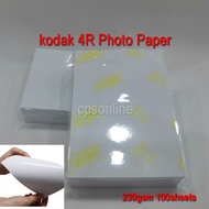 4R kodak Glossy Photo Paper 230gsm-100 Sheets/Pack 4R