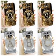 For Honor X60 Pro 5G Case BRP-AN00 Fashion Design Letters A-Z Soft Silicon Cover For Honor X9c X9C 5