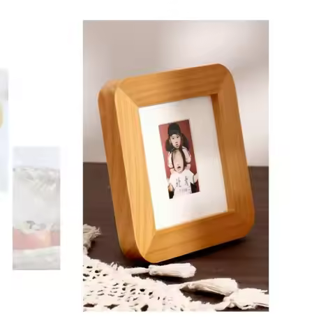 New Mini Picture Frame Vintage Home Decor Children's Photo Frame Porta Retrato 9x9cm Decoration Fram