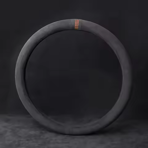 38cm Suede Leather Car Steering Wheel Cover Wear-Resistant For Avita 11 07 12