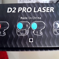 Lampu Sorot Laser BullAES D2 Pro 20 Watt Devil Eyes Merah Ice Blue Mobil Motor 2 Warna dengan Kipas