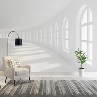 3D Three-Dimensional Extended Visual Space Wallpaper Simple Modern Living Room Sofa TV Background Wa