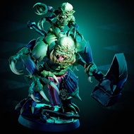 Warhammer Orc Mutant Butt Essence Green Skin War Chess 3D Printing 40K White Model A5QL