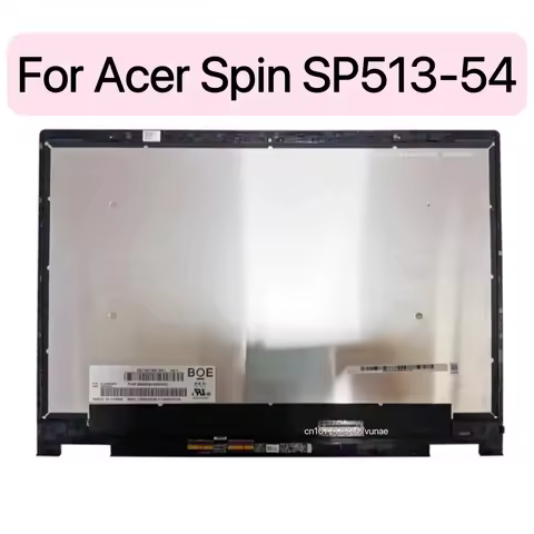 13.5 Inch For Acer Spin 5 SP513-54 SP513-54N IPS LCD Touch Screen Display With Frame Screen Digitize