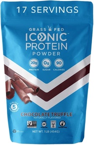 ▶$1 Shop Coupon◀  Iconic Protein Powder, Chocolate Truffle - Sugar Free, Low Carb Protein Powder - L