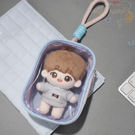 BLISS Doll Storage Bag, Display Portable 10cm Transparent Doll Bag, Mini Clear Zipper PVC Outdoor Do