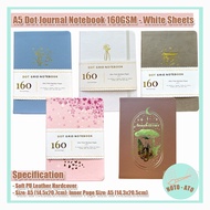 Journal Notebook Hardcover 160GSM Dotted Foiled Edges