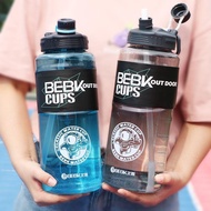 3000ml Reminder Water Bottle with Straw Scale Big Bottle 3Liter Gym Bottle Sport Water Bottles
