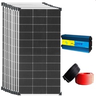 Only 1200W solar panel lightweight kit or 10 pieces 120W solar panels + inverter 110V / 220V +cable 