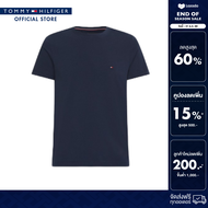 Tommy Hilfiger เสื้อยืด ผู้ชาย รุ่น MW0MW34899 DW5 - สีน้ำเงิน