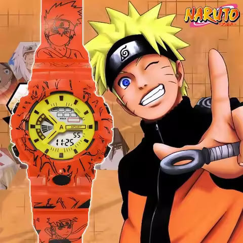 Anime Naruto Child Digital Wristwatches Toys Sports Kids Watches Luminous Clock Itachi Peripheral El