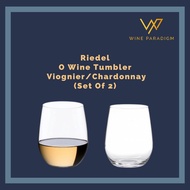 Riedel O Wine Tumbler Viognier/Chardonnay Wine Glass (Set Of 2)