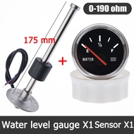 เกจวัดระดับน้ำ52มม. พร้อมเซ็นเซอร์ระดับน้ำ100-500มม. 0-190ohm อุปกรณ์บอกระดับถังน้ำ