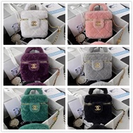 CHANEL AS3357 Wool Small Cosmetic Bag