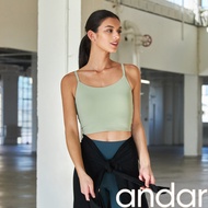 [ANDAR]Air Leafree Soft Croptop 10Colors Korean Style Bratop Crop Yoga Bra Fitness Top Gym Wear Tops