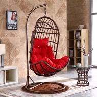 HY-# Rocking Chair Single Glider Thick Rattan Basket Chair Indoor Swing Rattan Chair Balcony Outdoor Household Cradle Do