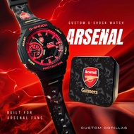 Arsenal Custom Watch GA-2100 Custom Design G-Shock Watch Original GA2100
