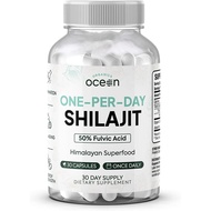 Organics Ocean One-Per-Day Shilajit for Men and Women - Natural Shilajit Supplement for Age-Defying,