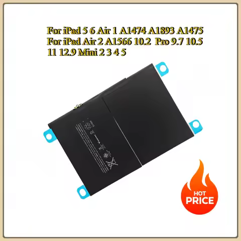 New Tablet Battery For iPad 5 6 Air 1 A1474 A1893 A1475 For iPad Air 2 A1566 10.2 Pro 9.7 10.5 11 12