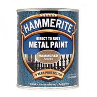 HAMMERITE DIRECT TO RUST METAL PAINT HAMMERED (COPPER) 750ML