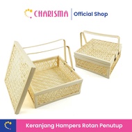 Charisma Rattan Basket Cover - Rattan Box Basket Rattan Parcel Basket/ Rattan Hampers Basket/