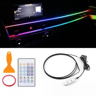 Đèn Led Viền Trang Trí Nội Thất Ô Tô acrylic full màu RGB nguồn USB 5V