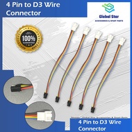 4 Pin to D3 Wire Connector [NEW]